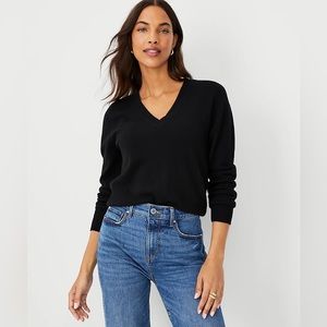 Ann Taylor Cashmere V-neck Sweater 542402
